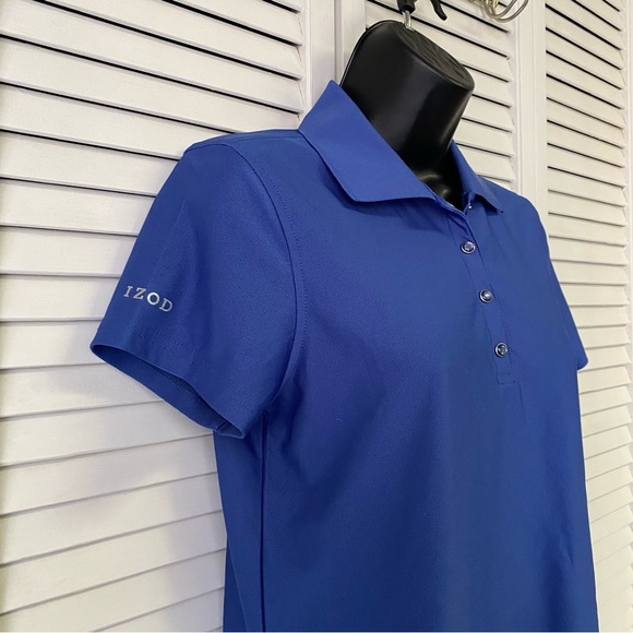 Izod Golf Women’s Polo Size Small- Blue, Polyester - Picture 3 of 6